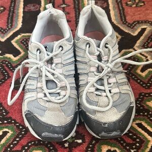 Fila Gray and White Athletic Sneakers